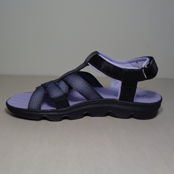 JSport by Jambu Size 6 M KAIA Black / Purple Geometric Sandals New Women's Shoes - Picture 9 of 16